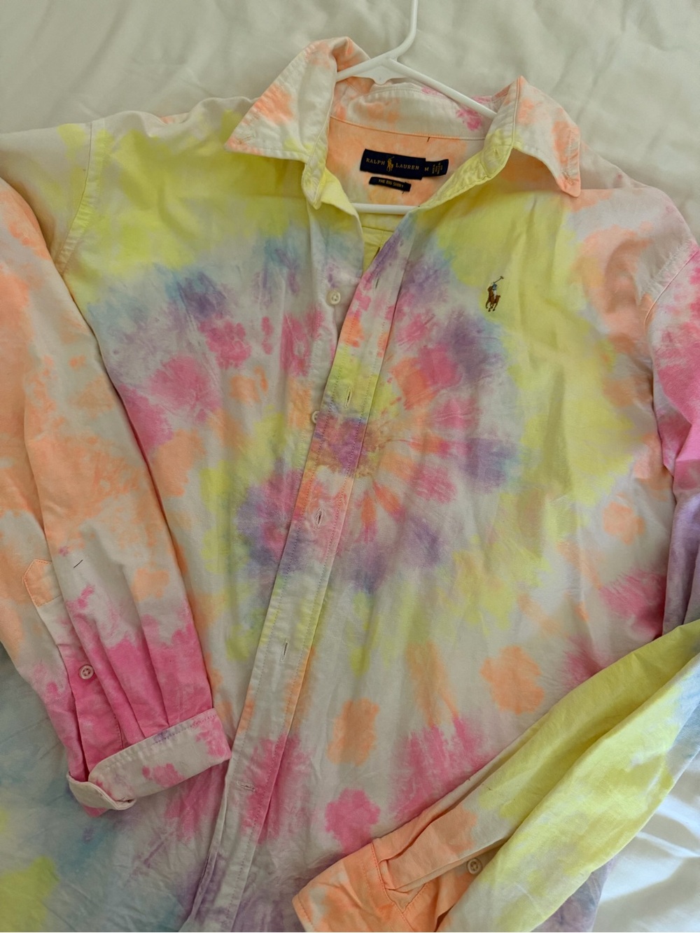Ralph Lauren Tie-Dye Button-Up Shirt - Pastel Multi women’s